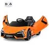 Image de Lamborghini Voiture Électrique 12V/45 Ah pour Enfants 3-8 AnsTélécommande 2.4G 2 Moteur MP3 USB TF Radio Récit Orange