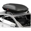 Image de COSTWAY Coffre de Toit Voiture Rigide - Clés Sangles Ouverture Côté Imperméable pour Voitures avec Barres de Toit 250 L Noir