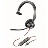 Image de Casque mono Plantronics Blackwire C3310 avec port USB-C et bras flexible