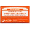 Image de Dr. Bronner's Zeep Tea Tree Pure-Castile Bar Soap - 140 gr