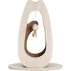 Image de Griffoir pour chat - CATIT - Pixi Grand - Avec balle en tissu et plume - Aspect chêne naturel