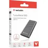 Image de Disque SSD externe - VERBATIM - TurboMetal - 1 To - Gris