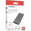 Image de Disque SSD externe - VERBATIM - TurboMetal - 4 To - Gris