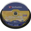Image de DVD+RW - VERBATIM - Spindle de 10 - 4.7 Go - 120 minutes - Vitesse maxi décriture 4x