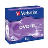 Image de DVD+R VERBATIM - Pack de 5 - 16x - 4.7 Go - Boîtier crystal