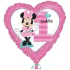 Image de Ballon aluminium 1er Anniversaire Minnie 43 cm - Rose