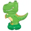 Image de BALLON ALU FIGURINE DINOSAURE T-REX 114X137CM VERT