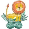 Image de BALLON ALU LION SAFARI NATURE SAUVAGE 114X109CM Jaune
