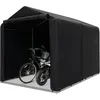 Image de COSTWAY Abri de Rangement Extérieur 160 x 218 x 164 cm-en Acier Galvanisé-Porte Avant Enroulable-Housse en PE-Tente Garage Motos