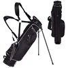 Image de COSTWAY Sac de Golf Trépied Portable-Compartiments à 4 Voies-4 Poches Zippées-Sac Isotherme-Bandoulière Double-Housse de Pluie-Noir
