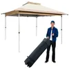 Image de COSTWAY Pavillon de Jardin Instantanée 36x36 m-Anti-UVImperméable-3 Hauteurs-Sac à Roulettes-Dessus Ventilé-4 à 6 Personnes