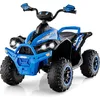 Image de GOPLUS Quad 4x4 Électrique Enfant 3-8 Ans Charge 35KG Autonomie 1-2H-2 Vitesses Réglables-1 Place avec Lumières LED & Musique Bleu