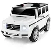 Image de COSTWAY Mercedes-Benz G500 - Voiture Électrique 12V/7 Ah - 4 Moteur 3-7 km/h Télécommande 2.4G LED MP3 USB 3 +Ans Blanc