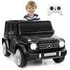 Image de Voiture Électrique Enfants Mercedes-Benz G500 avec Télécommande 24G Démarrage Lent Phares Musique Klaxon Noir