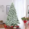 Image de GIANTEX Sapin de Noël Artificiel Floqué 230 CM- Arbre de Noël Blanc- Support en Fer Pliable- 1346 Branches en PVC- Décor de Fête