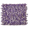 Image de COSTWAY Haie Artificielle Brise-Vue Décoration Extensible Panneau pour Clôture Décoratif Protection Solaire Violet
