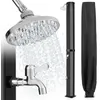 Image de Douche Extérieure - RELAX4LIFE - 60L - Pommeau de Douche - Température MAX 60  - 61 Trous dEvacuation de lEau - H 227CM