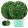 Image de COSTWAY 2 Boules de Buis Artificielles 50cm Résistantes aux UV Décoratives pour Intérieur Extérieur de Porche Balcon Jardin