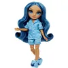 Image de Junior High Pyjama Party - Poupée mannequin articulée 22 cm - Skyler (Bleue) - Nombreux accessoires - à partir de 4 ans