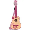 Image de Guitare acoustique - BONTEMPI - 6 cordes - Bois - Rose - Bandoulière incluse