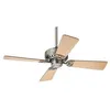 Image de Ventilateur de Plafond Bayport 107cm Chromé Erable Cerisier - HUNTER -