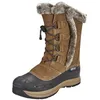 Image de Bottes hautes BAFFIN Chloe en cuir marron avec éléments réfléchissants pour femme - Utilisation hiver
