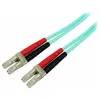 Image de StarTech.com Jarretiere fibre optique OM3 50/125 5m LC-LC Aqua