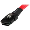 Image de Câble Mini SAS SFF-8087 vers 4 SATA avec verrouillage - STARTECH - 50 cm - Rouge