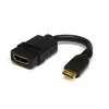 Image de StarTech.com Câble mini HDMI / HDMI (M/F) Haute vitesse - 12 cm