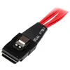 Image de Câble Mini SAS - STARTECH - SFF-8087 vers 4 SFF-8482 - 50 cm - SAS 6Gbit/s - Rouge