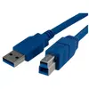 Image de StarTech.com Cable SuperSpeed USB 3.0 A vers B 1m - M/M - Bleu