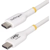 Image de StarTech.com Câble USB-C vers USB-C 2.0 - 240W 5A PD EPR - 3 m - Blanc