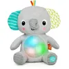 Image de BRIGHT STARTS Jouet bébé peluche doudou veilleuse éléphant Hug-a-Bye Baby sons et lumières cadeau bébé