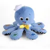 Image de BABY EINSTEIN Peluche doudou Poulpe marin Toudou Octoplush  - Bleu cadeau bébé interactif 3M+