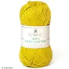 Image de Fil à tricoter DMC - Baby Cotton - 50 g - Jaune Pâle - 100% coton - Idéal pour le tricot et le crochet
