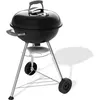Image de Barbecue à charbon - Weber - Compact Kettle - Ø47 cm - Acier émaillé - Clapet daération - 6 couverts - Noir