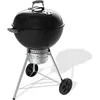 Image de Barbecue à charbon - Weber - Original Kettle E-5730 - Ø57 cm - Thermomètre intégré - Clapet daération - 9 couverts - Noir