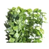 Image de Haie artificielle Feuilles de rosier 6 m - 2 rouleaux 3 x 1 m - Jardideco