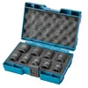 Image de Coffret 9 douilles - MAKITA - B-66232 - Rallonge 1/2 - CR-MO - 150mm