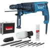 Image de Perfo-burineur SDS Plus 800W avec accessoires + coffret - MAKITA - HR2630TX4