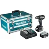 Image de Perceuse visseuse 18V avec accessoires + 2 batteries 5Ah + chargeur rapide + coffret - MAKITA - DDF485TX2B