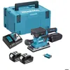 Image de Ponceuse vibrante 18V 93x185 mm Bluetooth AWS - MAKITA - avec 2 batterie 18V 5.0Ah - chargeur- MakPac - DBO381RTJU