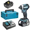 Image de Visseuse à chocs 18V + 2 batteries 5Ah + chargeur + coffret MAKPAC - MAKITA - DTD154RTJ