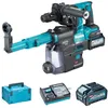 Image de Perfo-burineur SDS-Plus 40V max 28 mm AWS - MAKITA - avec 2 batteries 40V 4.0Ah - chargeur - MakPac- HR002GM204