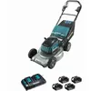 Image de Tondeuse auto-tractée 36V 2 x 18V Li-Ion 5 Ah MAKITA 4 batteries - DLM533PT4