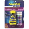 Image de Bandelettes danalyse piscine Aquachek Chlorine 4 en 1 + Shock AquaChek - 50 chlore et 10 shock