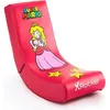 Image de Fauteuil Gaming - X ROCKER - Super Mario Bros : Peach All-Star - Rose - 80 kg - Faux cuir de qualité