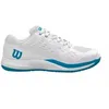 Image de Chaussures WILSON Homme RUSH PRO ACE OZ Toutes Surfaces Blanc Bleu PE 2025