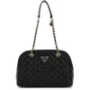Image de GUESS Sac à épaule noir pour femme Giully Dome Satchel 270549
