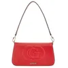 Image de Sac porté épaule - Guess jeans - Eco Mietta - Rouge - 100% Polyuréthane - Zippée